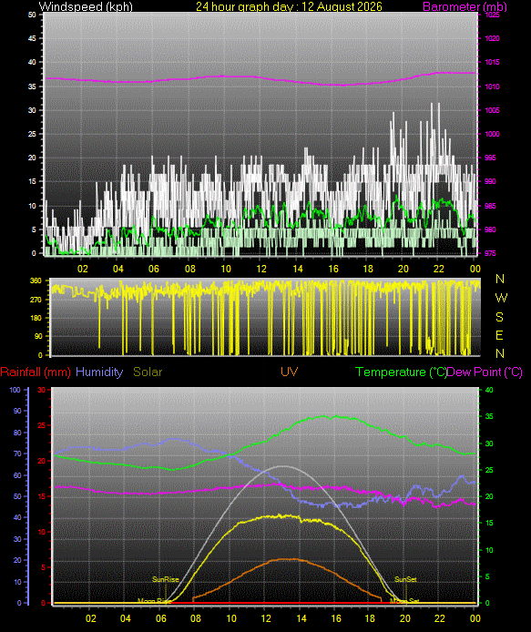 24 Hour Graph for Day 12